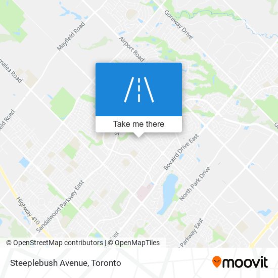 Steeplebush Avenue map