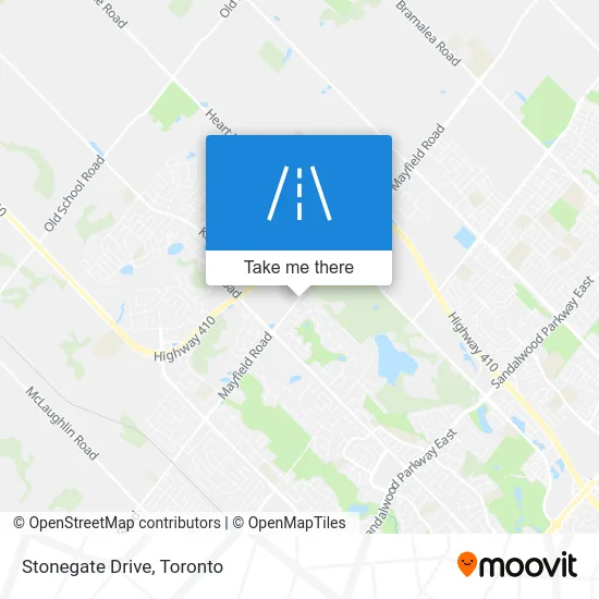 Stonegate Drive map