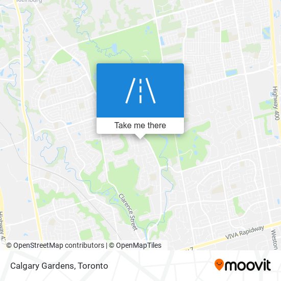 Calgary Gardens map