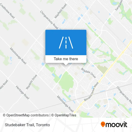 Studebaker Trail map