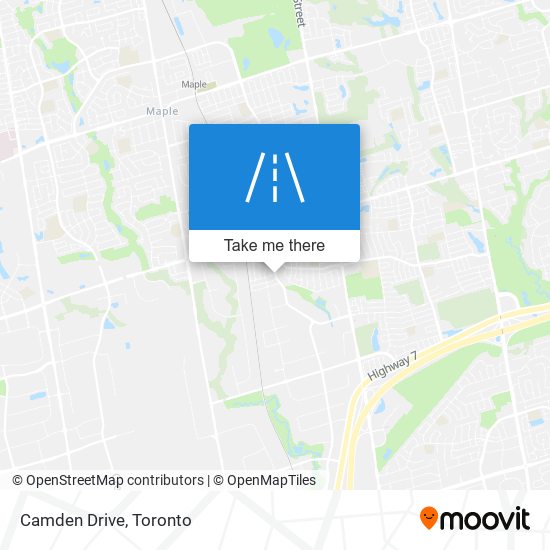 Camden Drive map