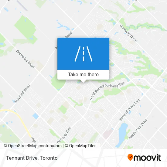 Tennant Drive map