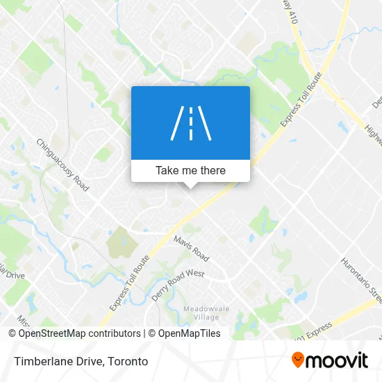 Timberlane Drive map