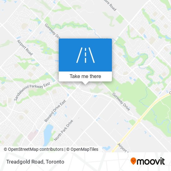 Treadgold Road map