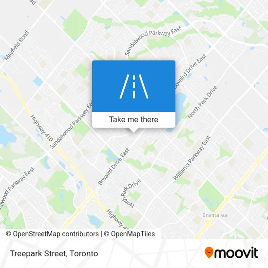 Treepark Street map