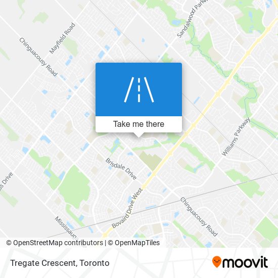 Tregate Crescent map