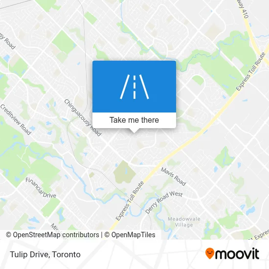 Tulip Drive map