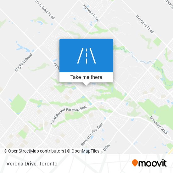 Verona Drive map