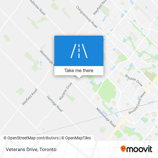 Veterans Drive map