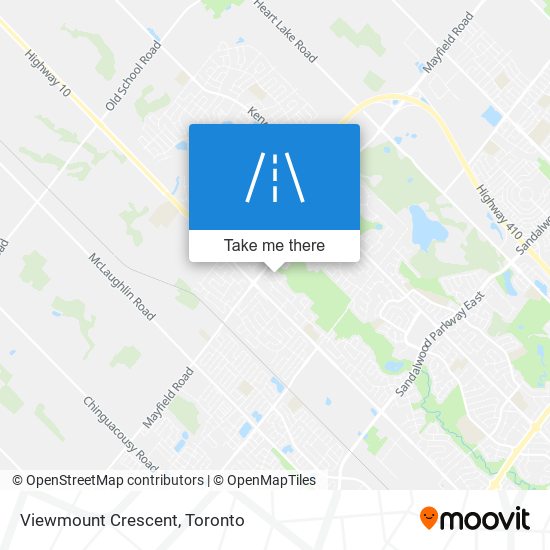 Viewmount Crescent map