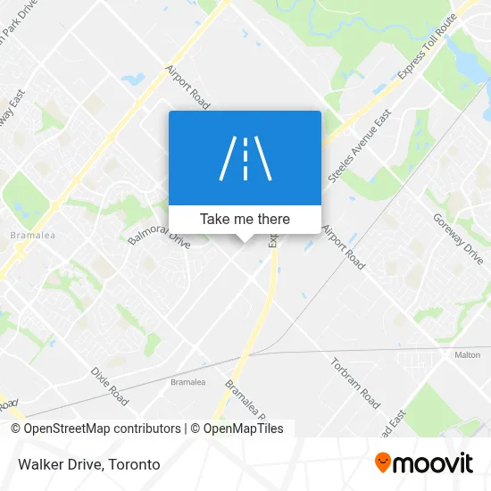 Walker Drive map
