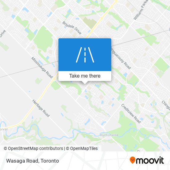 Wasaga Road map