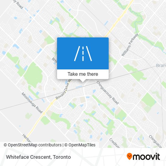 Whiteface Crescent map