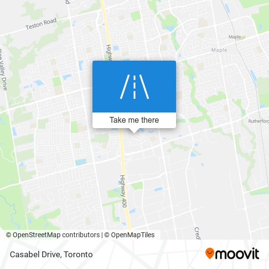 Casabel Drive map