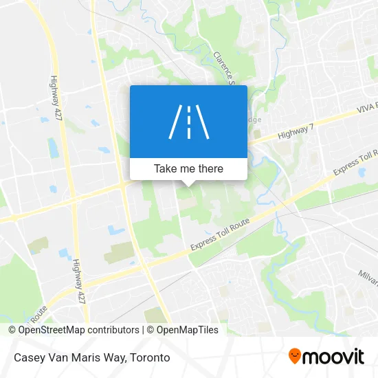 Casey Van Maris Way map