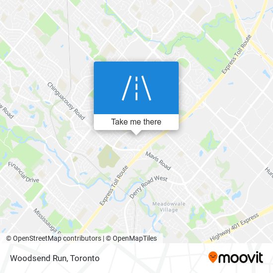 Woodsend Run map