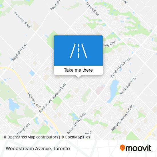 Woodstream Avenue map