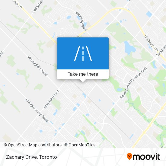 Zachary Drive map