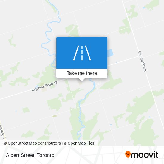 Albert Street map