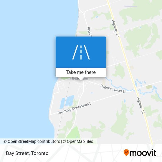 Bay Street map