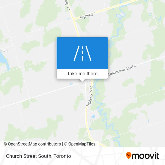 Church Street South map