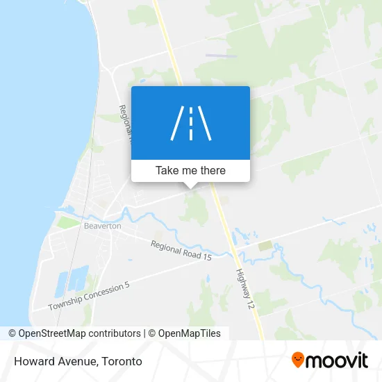 Howard Avenue map