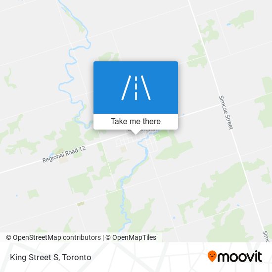 King Street S map