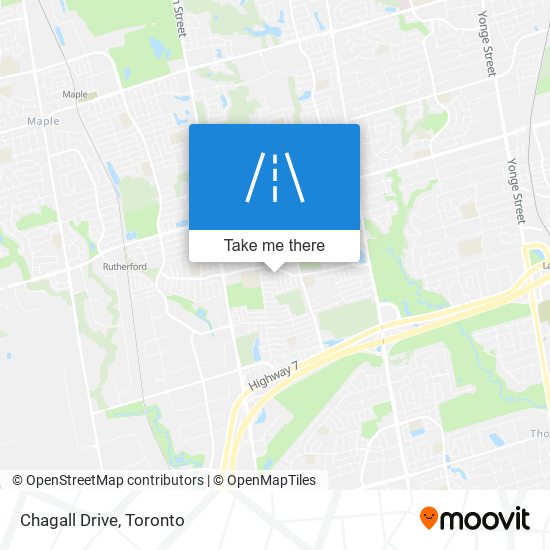 Chagall Drive map