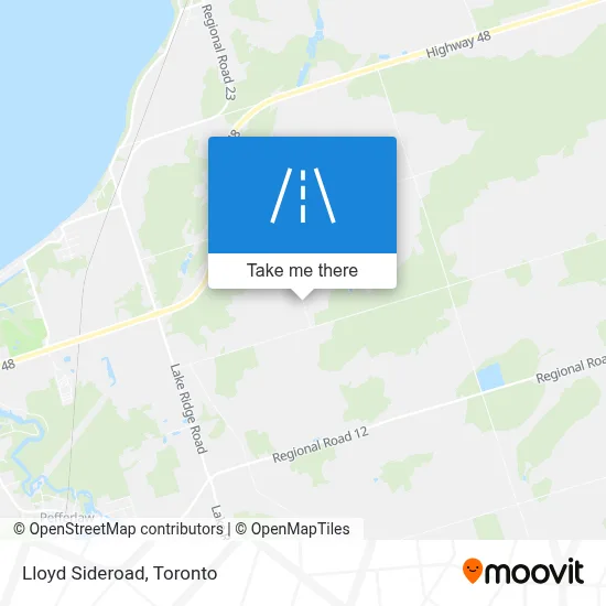 Lloyd Sideroad map