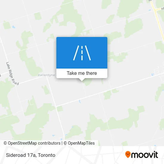 Sideroad 17a map