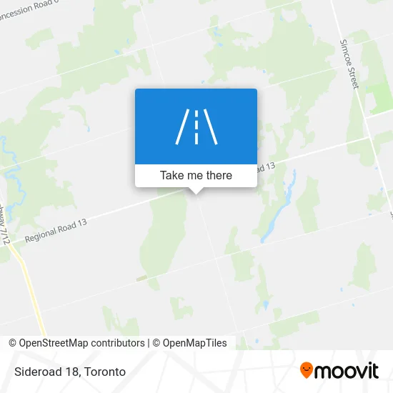Sideroad 18 map