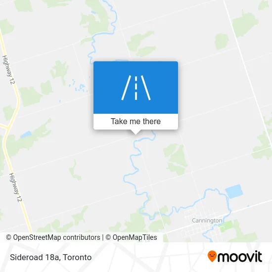 Sideroad 18a map