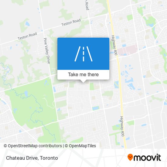 Chateau Drive map