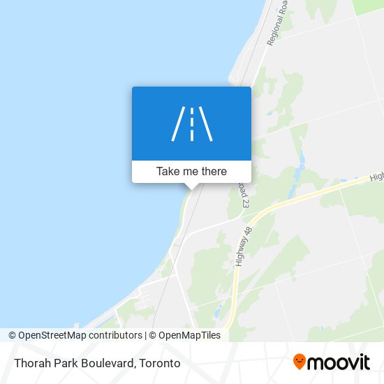 Thorah Park Boulevard map