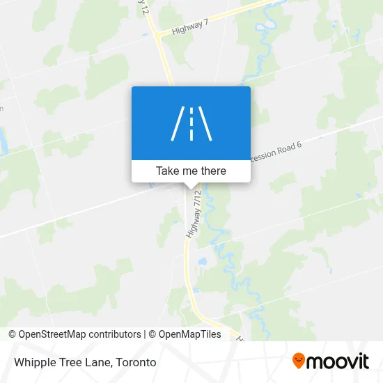 Whipple Tree Lane map