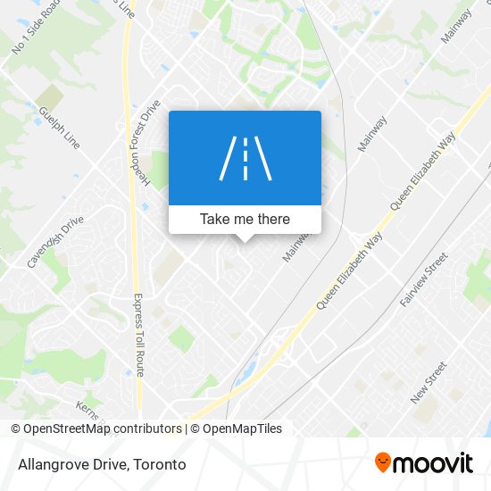 Allangrove Drive map