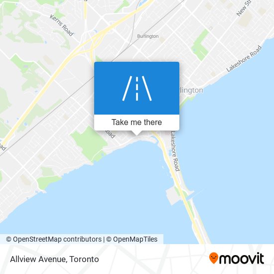 Allview Avenue map