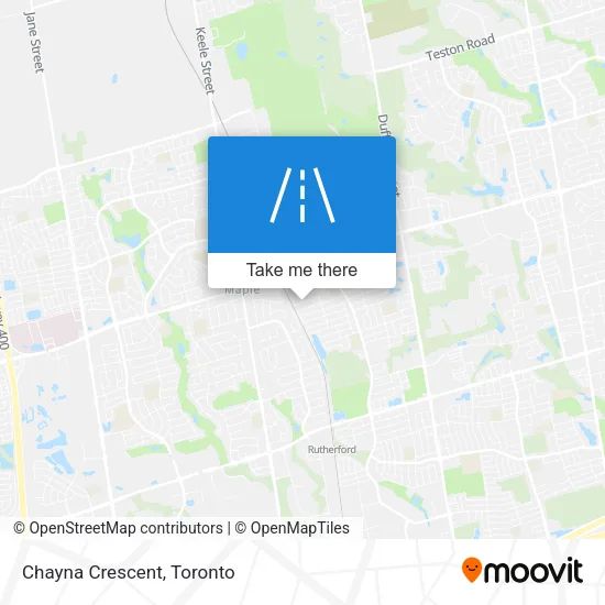 Chayna Crescent map