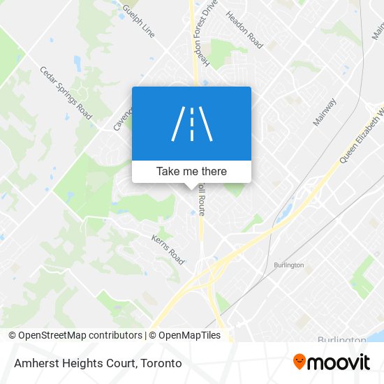 Amherst Heights Court map
