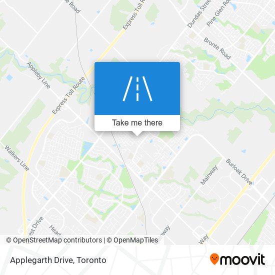 Applegarth Drive map