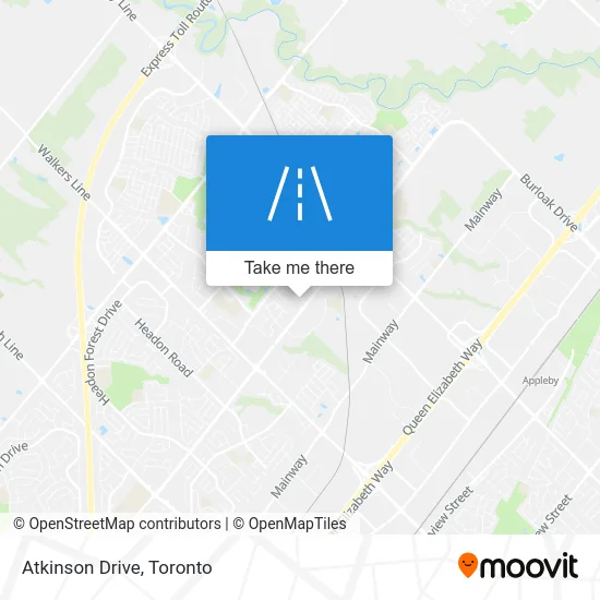 Atkinson Drive map