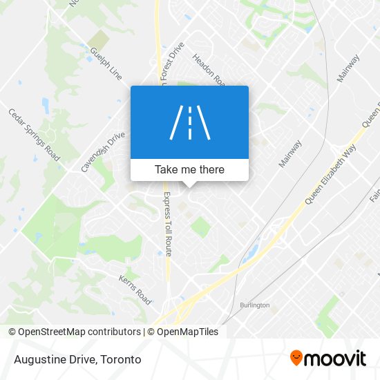 Augustine Drive map