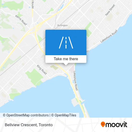 Bellview Crescent map