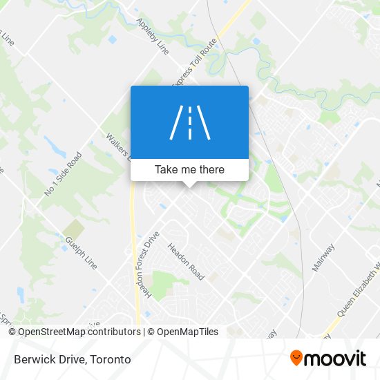 Berwick Drive map