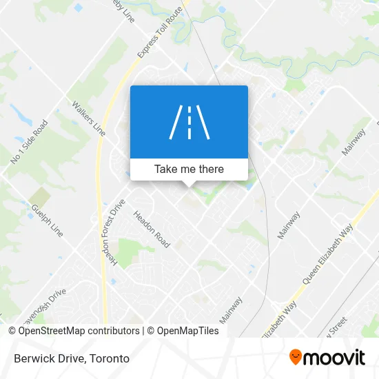 Berwick Drive map