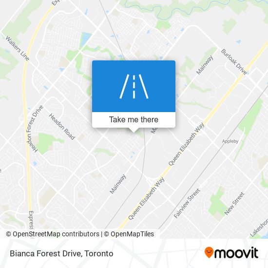 Bianca Forest Drive map