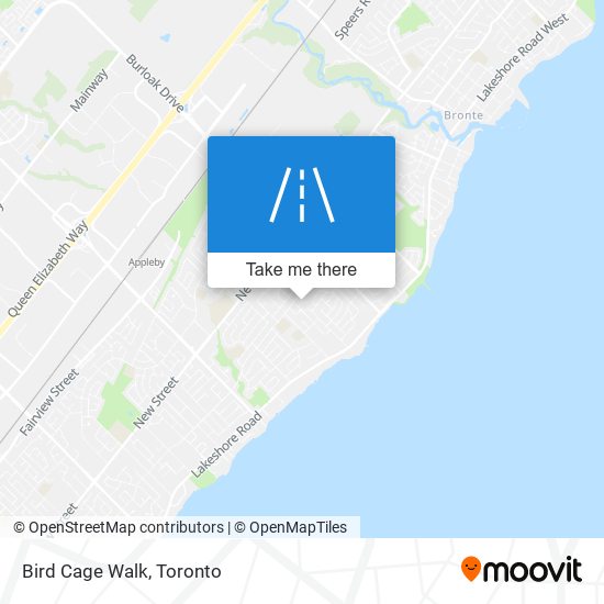 Bird Cage Walk map