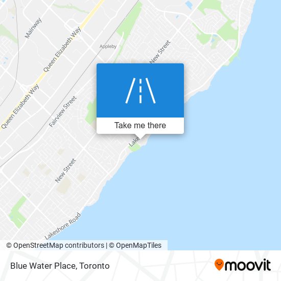 Blue Water Place map