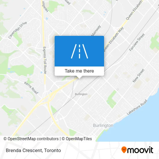 Brenda Crescent map