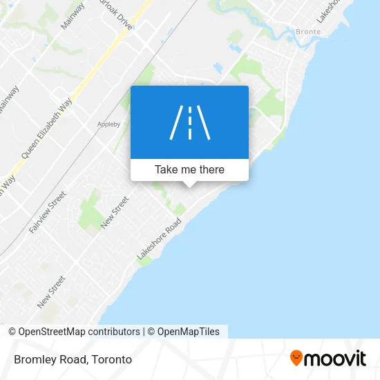 Bromley Road map
